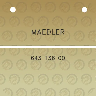 maedler-643-136-00