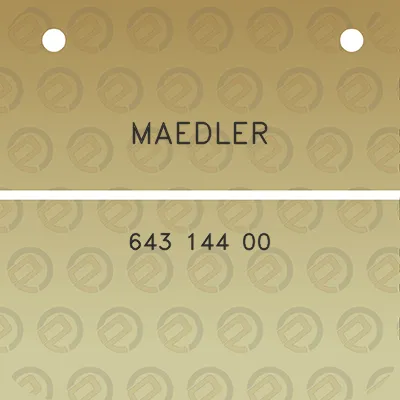 maedler-643-144-00