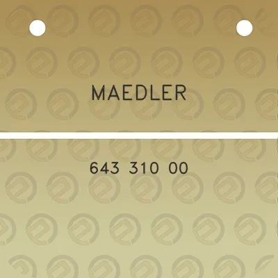 maedler-643-310-00