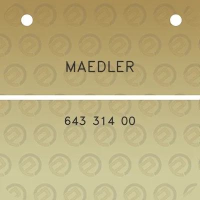 maedler-643-314-00