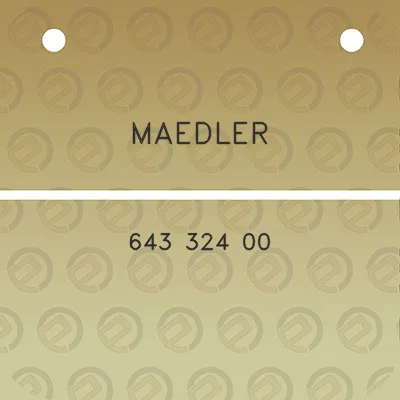 maedler-643-324-00