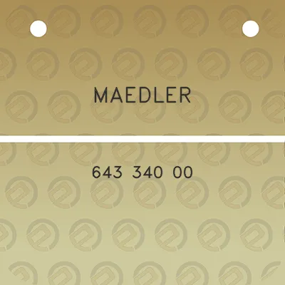 maedler-643-340-00