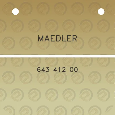 maedler-643-412-00