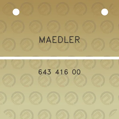 maedler-643-416-00