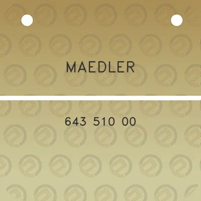 maedler-643-510-00