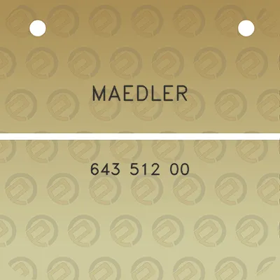 maedler-643-512-00