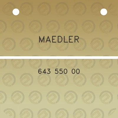 maedler-643-550-00