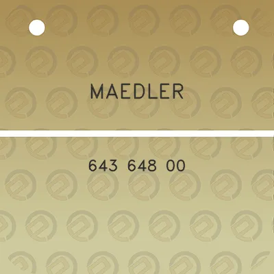 maedler-643-648-00