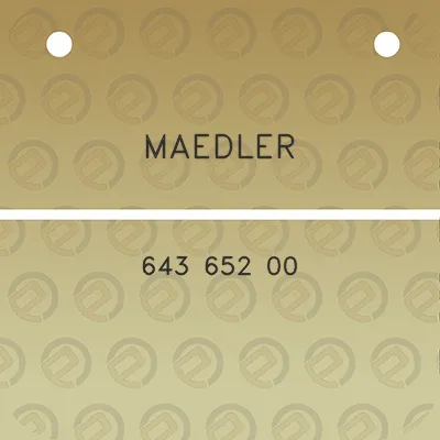 maedler-643-652-00