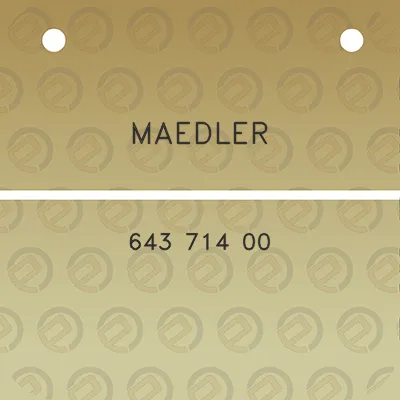 maedler-643-714-00