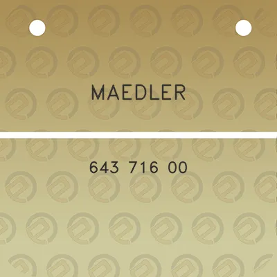 maedler-643-716-00