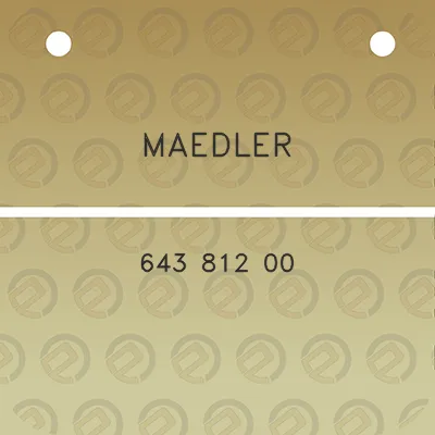 maedler-643-812-00