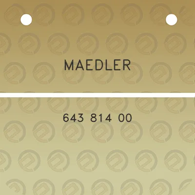 maedler-643-814-00