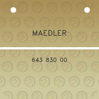 maedler-643-830-00