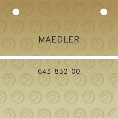 maedler-643-832-00