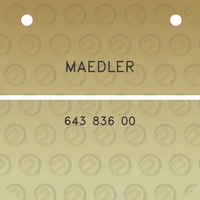 maedler-643-836-00