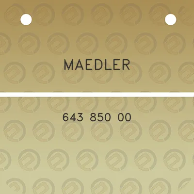 maedler-643-850-00