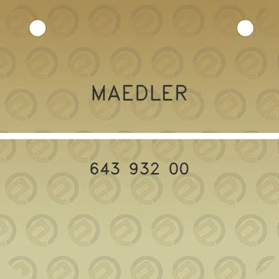 maedler-643-932-00