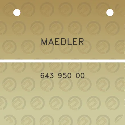 maedler-643-950-00