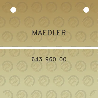 maedler-643-960-00