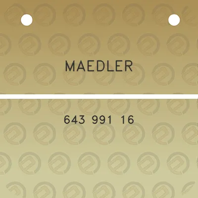 maedler-643-991-16