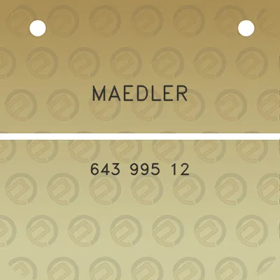 maedler-643-995-12