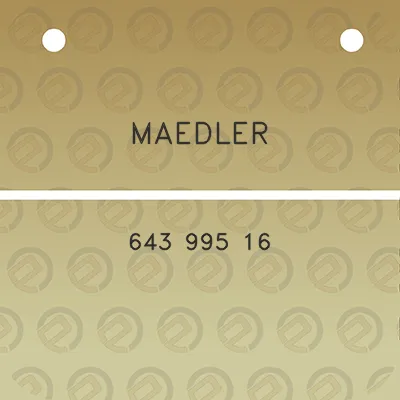 maedler-643-995-16