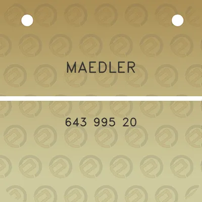 maedler-643-995-20