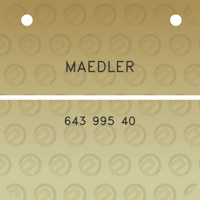 maedler-643-995-40