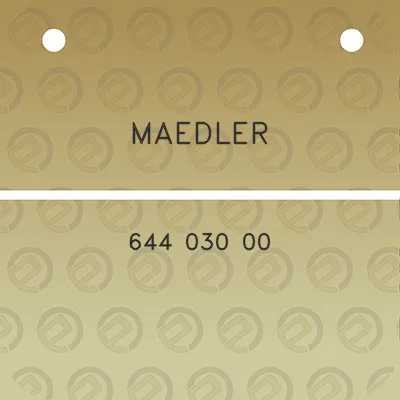 maedler-644-030-00