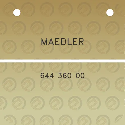 maedler-644-360-00