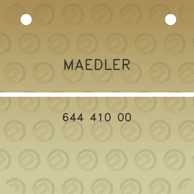 maedler-644-410-00