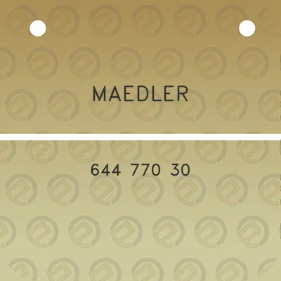 maedler-644-770-30