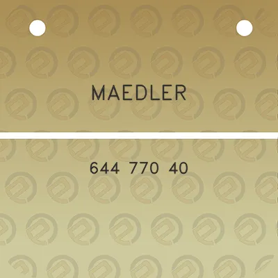 maedler-644-770-40