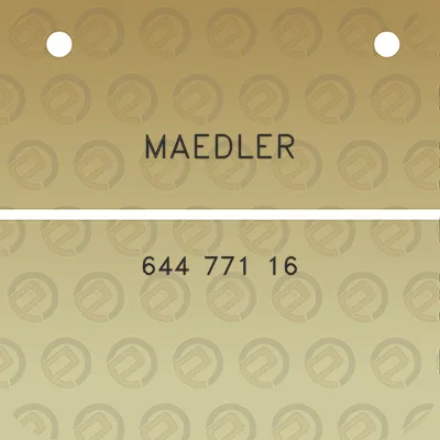 maedler-644-771-16