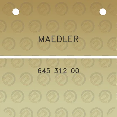 maedler-645-312-00