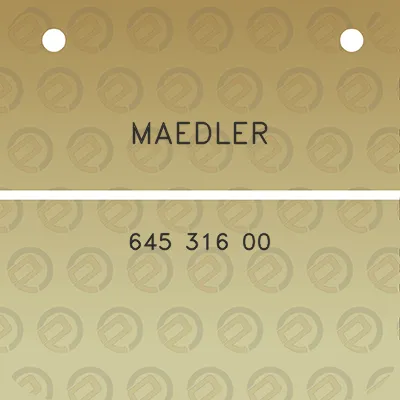 maedler-645-316-00