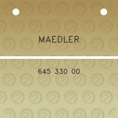 maedler-645-330-00