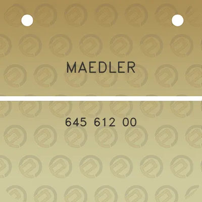 maedler-645-612-00