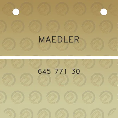 maedler-645-771-30