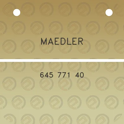 maedler-645-771-40