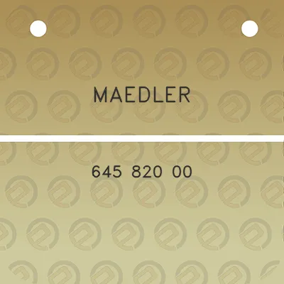 maedler-645-820-00