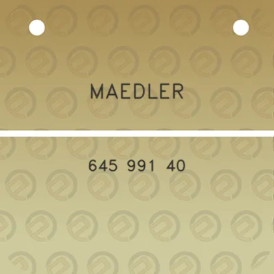 maedler-645-991-40