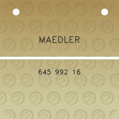 maedler-645-992-16