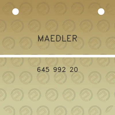 maedler-645-992-20