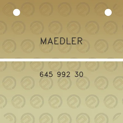 maedler-645-992-30