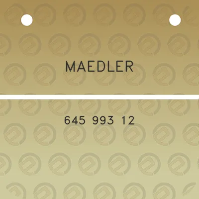 maedler-645-993-12