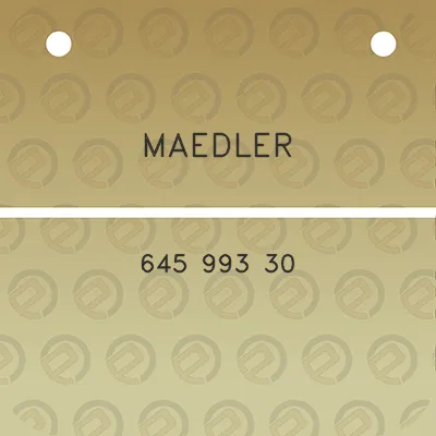 maedler-645-993-30