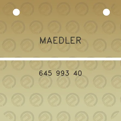 maedler-645-993-40