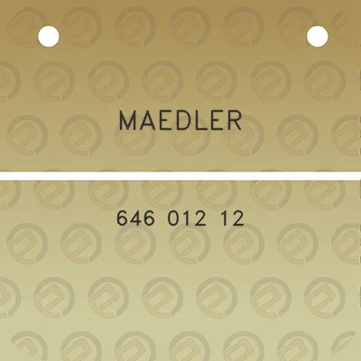 maedler-646-012-12